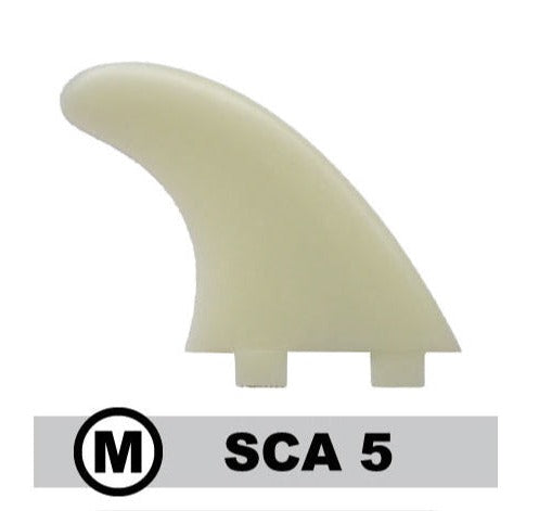 Scarfini SCA5 Medium Composite Dual Tab Thruster Surfboard fins