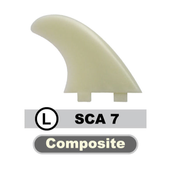 Scarfini SCA7 Large Composite Dual Tab Thruster Surfboard Fins