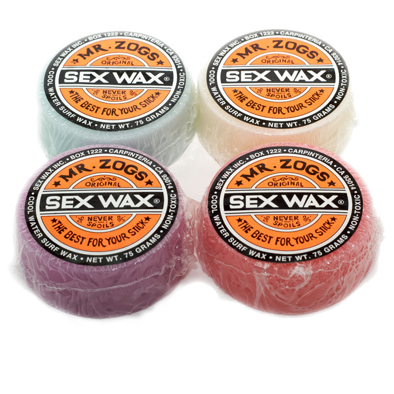 Sex Wax Original Surf Wax Traction Cool Water Coconut Mixed