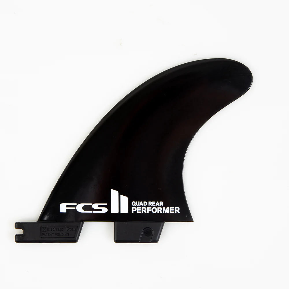 FCS II Performer Glass Flex Medium Quad Rear Fins Medium Black