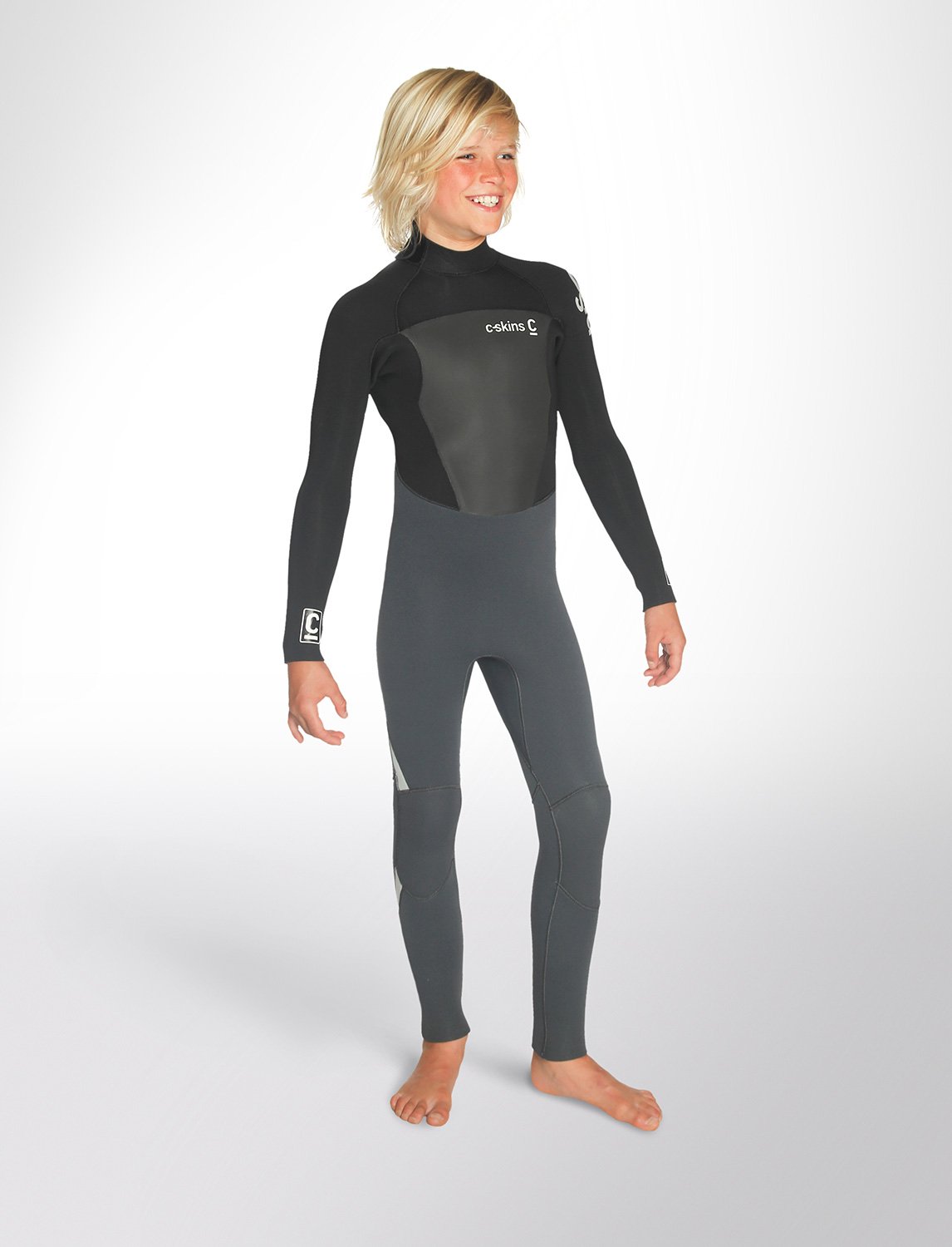 c-skins-legend-5-4-3-junior-winter-wetsuit-back-zip-gbs-unisex-galway-ireland-blacksheepsurfco-graphite-silver-front