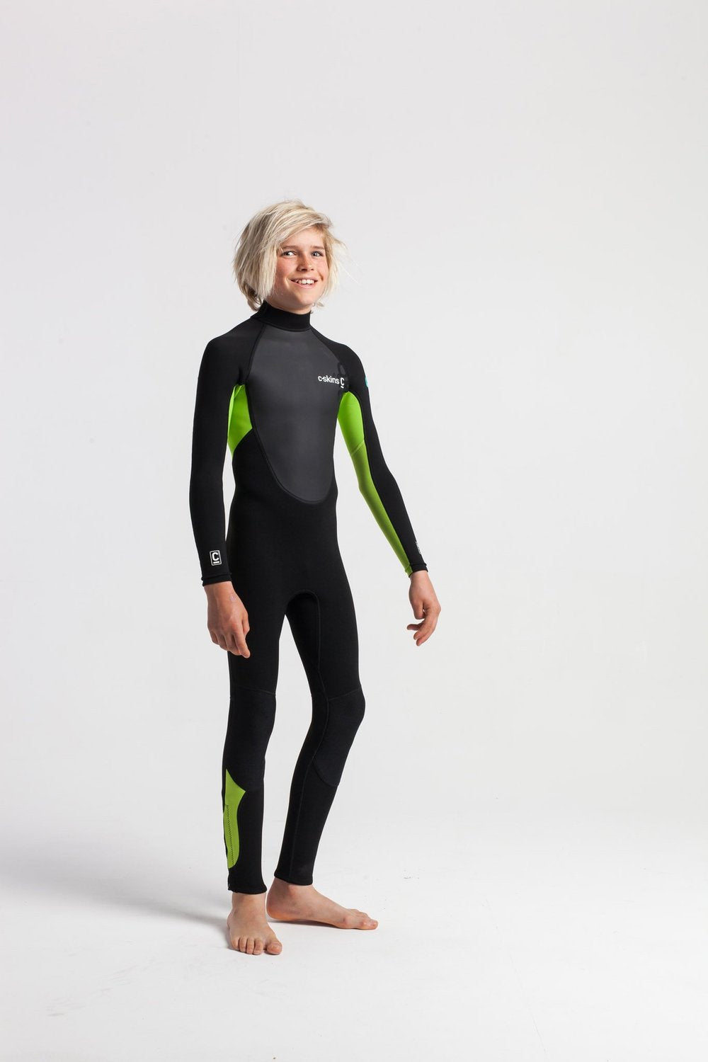 cskins-element-junior-32mm-wetsuit-lime-black-multi-frontside-blacksheepsurfco