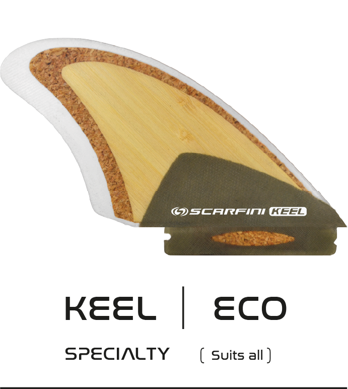 Scarfini FX ECO Keel Futures Base Surfboard Fin