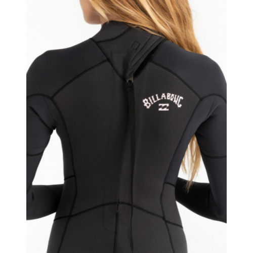 Billabong Launch 3:2mm GBS Wetsuit Women Steamer Antique Black