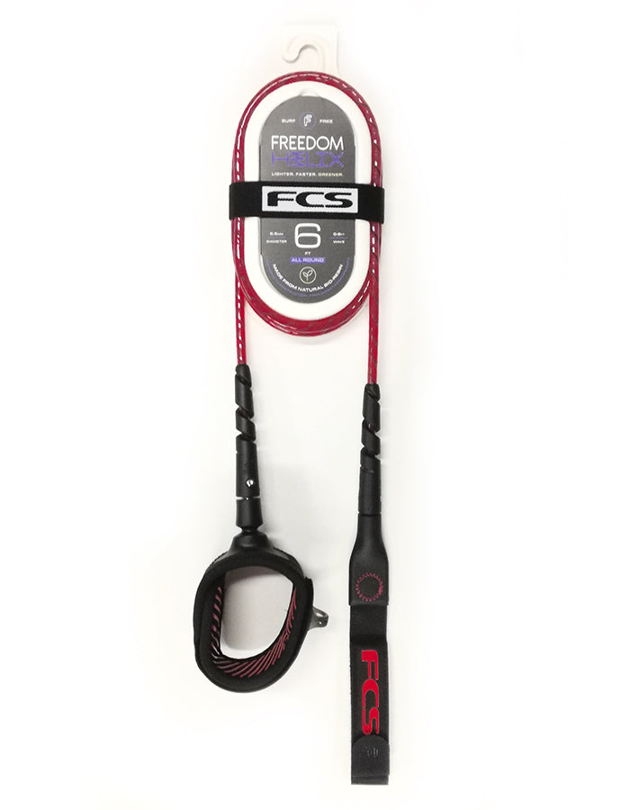 FCS 6ft Freedom Helix All Round Surfboard Leash