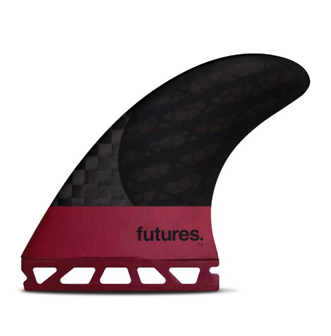 Futures Large F8 Blackstix Thruster Surfboard Fin - Violet