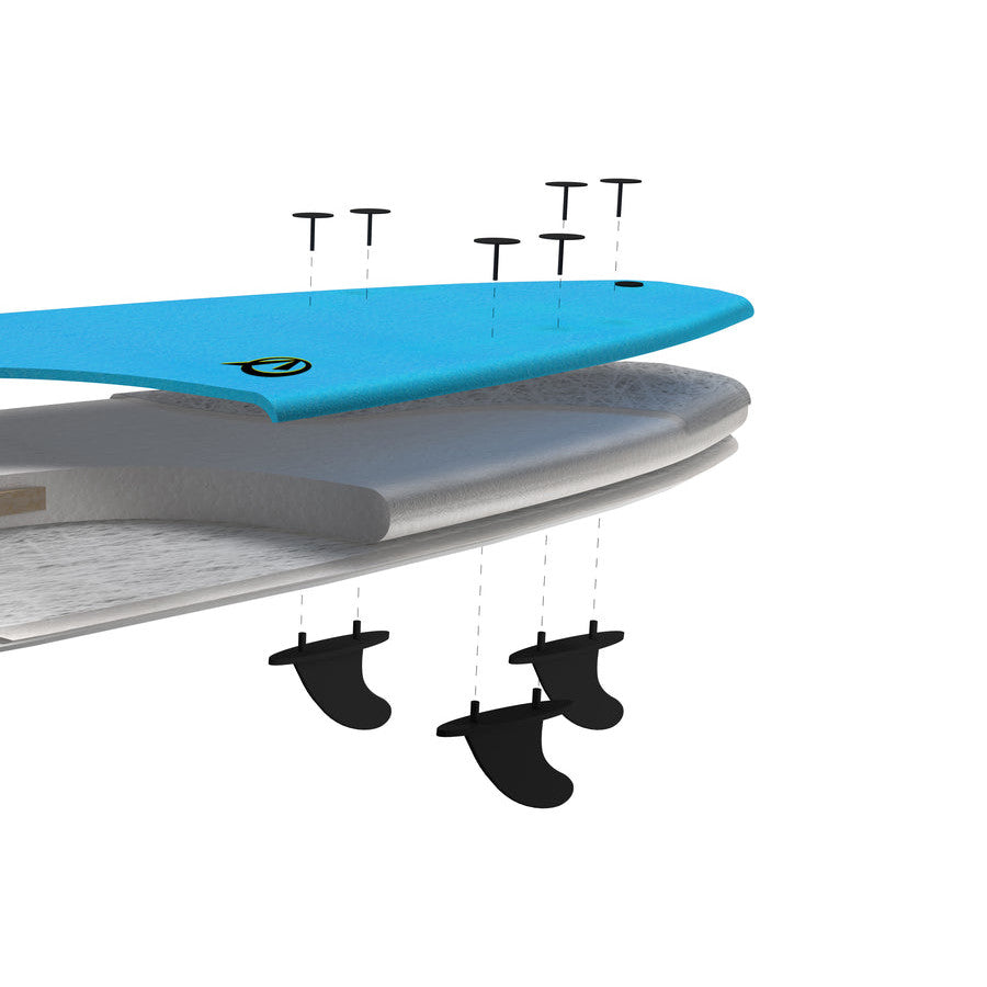 vision-ignite-surfboard-softboard-learner-beginner-fins-leash-construction